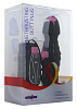 Чёрный анальный стимулятор с вибрацией Seven Creations THRUSTING BLACK Z003B1F181B1 (17,5 см)