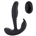 Чёрный стимулятор простаты Howells Remote Control Anal Pleasure Vibrating Prostate Stimulator 182018Black (13,5 см)