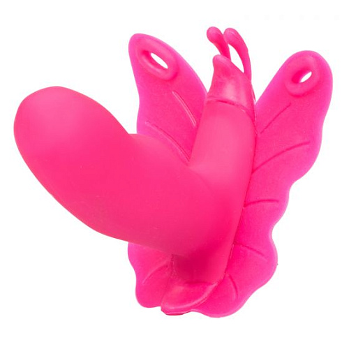 Розовая вибробабочка на ремешках California Exotic Novelties Silicone Remote Venus Penis SE-0582-50-3