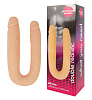 Телесный двойной фаллоимитатор Bior toys EE-10223 (33 см)