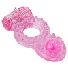 Розовое эрекционное кольцо с вибрацией Lola toys Rings Ringer 0114-73Lola