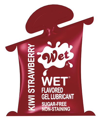 Лубрикант с ароматом киви и клубники Wet Flavored Kiwi Strawberry 23403 (10 мл)