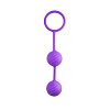 Фиолетовые вагинальные шарики с кольцом Lovetoy 46702 purple