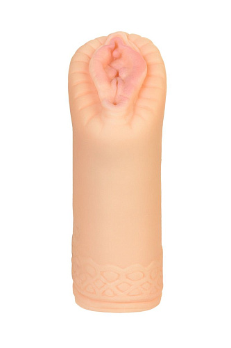 Тугой фигурный мастурбатор-вагина телесного цвета ToyFa 893009