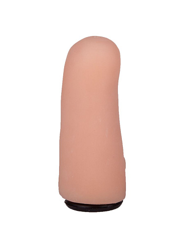 Женский страпон чёрный с чёрной насадкой и вагинальной пробкой LOVETOY (А-Полимер) 830303 (17,5 см)