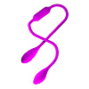 Лиловый гибкий вибростимулятор для пар Baile Dream Lovers Whip BI-014327-5