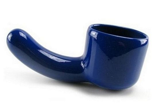 Синяя изогнутая насадка Hitachi Magic Классика-1 2021 (для Hitachi Magic Wand)