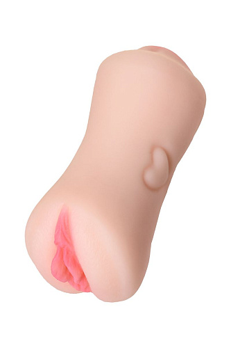 Телесный двусторонний мастурбатор ротик и вагина ToyFa Pretty Mouth  893020