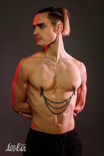 Зажимы на соски с тройной цепочкой Lola toys Uncensored 1139-01lola