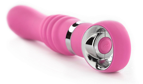 Розовый силиконовый вибратор Closet Collection CHRISTIANE SOUL 390025 (17,8 см)