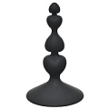 Чёрная анальная пробка Lola toys Sweetheart Plug Black 4106-03Lola (10 см)