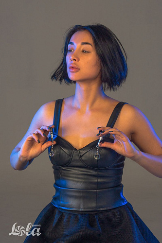 Серебристые зажимы на соски Lola toys Good Vibes 1129-01lola