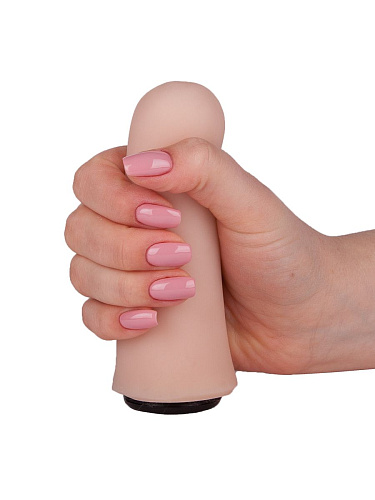 Пояс-трусики с 2 насадками LOVETOY (А-Полимер) Soft-Dolli 330603 (18 см)