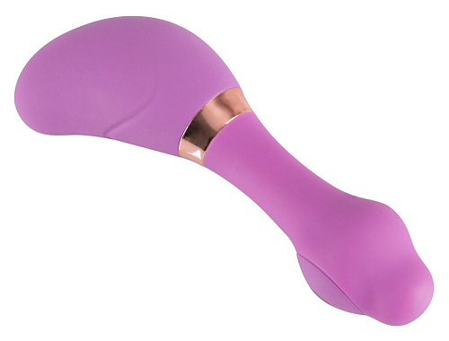 Сиреневый вибратор с золотистой каймой Orion 0585203 (13,5 см)