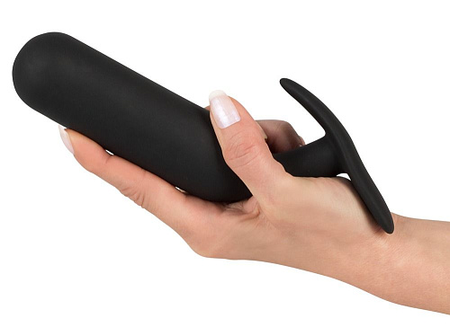 Чёрная утяжеленная анальная пробка Orion Anal Trainer Medium 05358000000 (18 см)