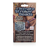 Эрекционное серебристое  кольцо из бусин California Exotic Novelties Ultimate Stroker Beads SE-1442-05-3