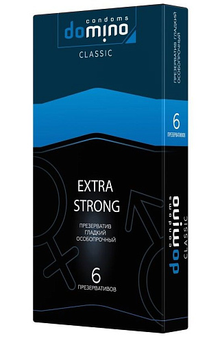 Суперпрочные презервативы Domino Extra Strong №6 (6 шт)