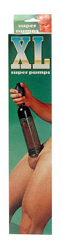 Помпа с прозрачной колбой и грушей сверху, дымчатая Seven Creations 99059L BX GP