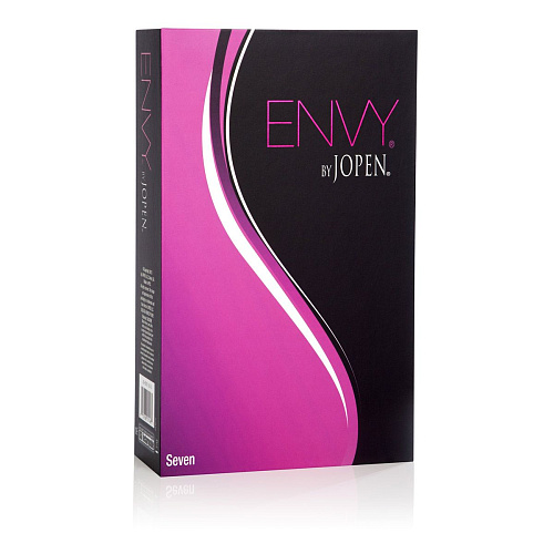 Перезаряжаемый розовый вибратор со стимулятором клитора Jopen Envy 7 JO-6001-10-3 (18,5 см)