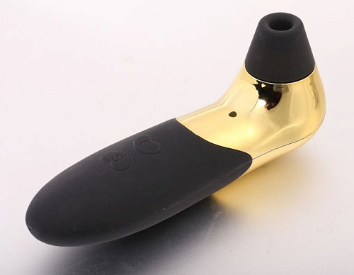 Чёрный вибростимулятор с функцией вакуумной стимуляции Cuddly Bird PRO-X5 PRO-X5BLK