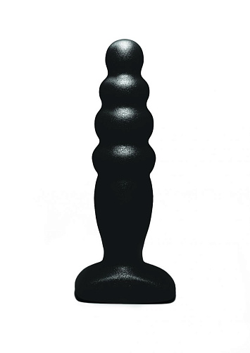 Чёрный анальный стимулятор Lola toys Small Bubble Plug 511617lola (11 см)