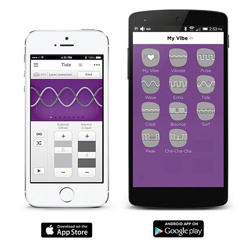 Розовый вибромассажёр для двоих на радиоуправлении We-vibe 4 Plus WV 4-PINK PLUS