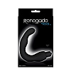 Чёрный массажёр простаты с вибрацией NS Novelties Renegade Vibrating Massager III NSN-1102-33