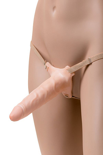 Телесный реалистичный фаллопротез LOVETOY (А-Полимер) 750200