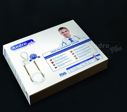 Бело-золотой экстендер для мужчин AndroPlus DP0001