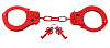 Металлические красные наручники Pipedream Designer Metal Handcuffs PD3801-15