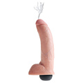 Телесный фаллоимитатор с эффектом семяизвержения Pipedream Squirting Cock with Balls PD5603-21 (22,9 см)
