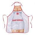 Белый фартук с фигуркой медсестры Сима-Ленд «Полечимся?» 597988