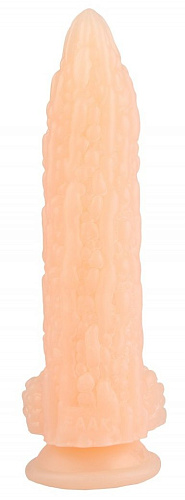 Телесный фантазийный фаллоимитатор Сумерки богов «Дикая кукуруза» 1015-17 BX DD (21 см)