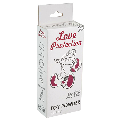Пудра для игрушек Love Protection с ароматом вишни - 15 гр. Lola toys 1821-00Lola