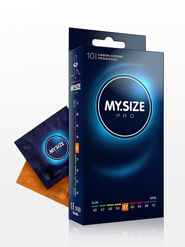 Прозрачные презервативы R S GmbH MY.SIZE №10 (10 шт, размер 57)