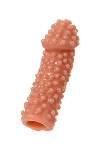 Телесная насадка на фаллос с бугорками KOKOS Extreme Sleeve 010 M-size ES.010-M (14 см)