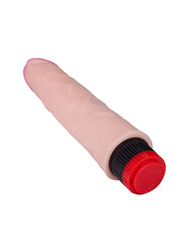 Вибратор-реалистик с рельефом из вен телесного цвета LOVETOY (А-Полимер) ART-Style №16 008407 (20 см)