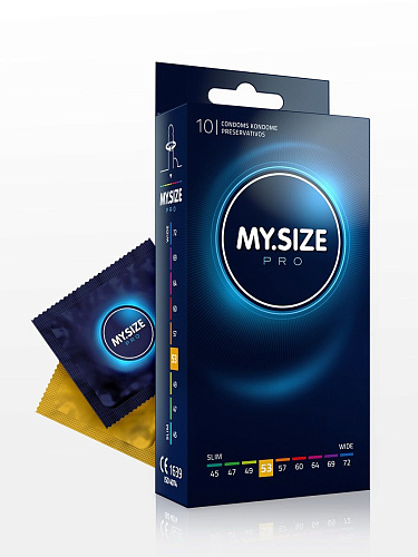 Прозрачные презервативы R S GmbH MY.SIZE №10 (10 шт, размер 53)