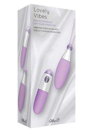 Фиолетовый вибростимулятор Mae B Remote Soft Touch Stimulator 11463LV (10 см)
