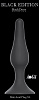 Чёрная анальная пробка Lola toys Slim Anal Plug XL 4204-01Lola (15,5 см)