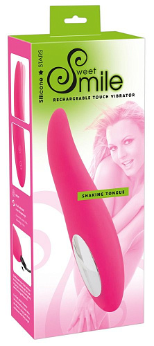 Розовый клиторальный вибратор Orion Shaking Tonque 0588075