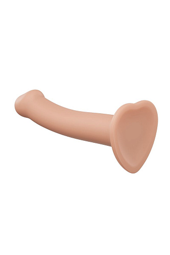 Телесный фаллос на присоске Strap-on-me Silicone Bendable Dildo S 6013090 (17 см)