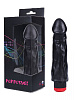 Чёрный вибратор-реалистик Сумерки богов №27 352-27 BX DD (19,5 см)