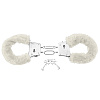 Меховые белые наручники Pipedream Beginner s Furry Cuffs PD3800-19