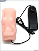 Телесный мастурбатор-вагина «Женское тело» с вибрацией Eroticon 30200