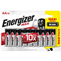Батарейки Energizer MAX AA/LR6 1.5V E301533101 (тип AA, 16 шт)