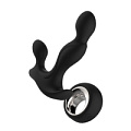 Чёрный анальный вибратор Dream Toys KRONOS REMOTE 21619 (12 см)