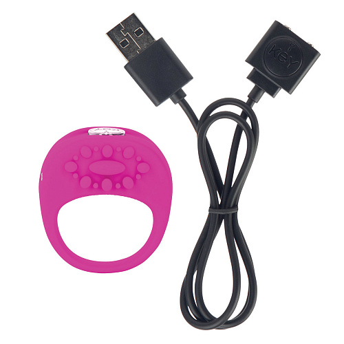 Розовая вибро-насадка Jopen ELA JO-8032-00-3