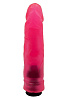 Розовая гелевая насадка-фаллос без мошонки LOVETOY (А-Полимер) 197000 (20,5 см)