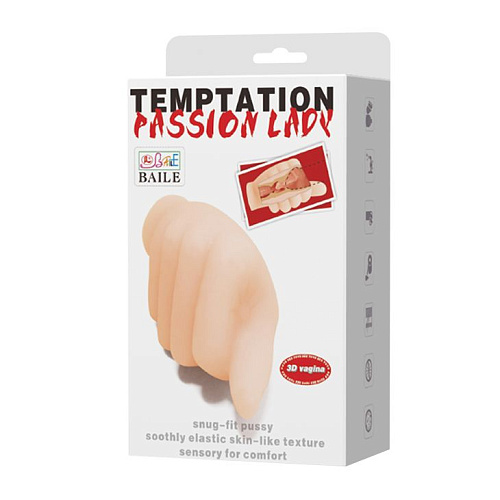 Мастурбатор-кулачок телесного цвета  без вибрации Baile BM-009001N